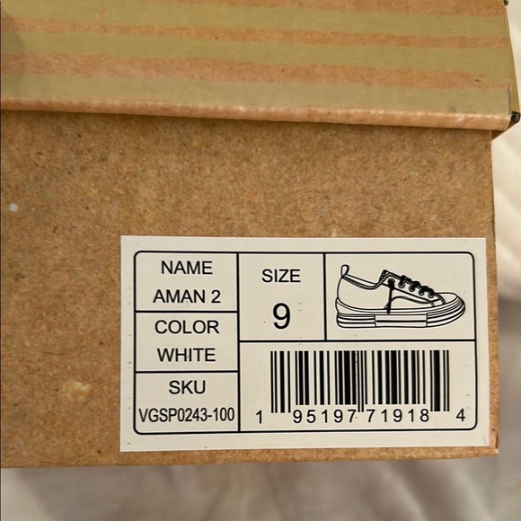 White Canvas Sneakers - Picture 6 of 8